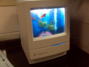 Mac turned into an aquarium