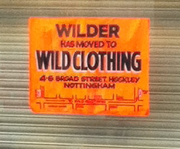 "Wlider" has moved to "Wild Clothing"