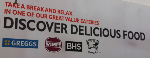 Discover Delicious Food: Greggs, Wimpy, BHS, Muffin Break