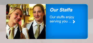 "Our stuffs will enjoy serving you."